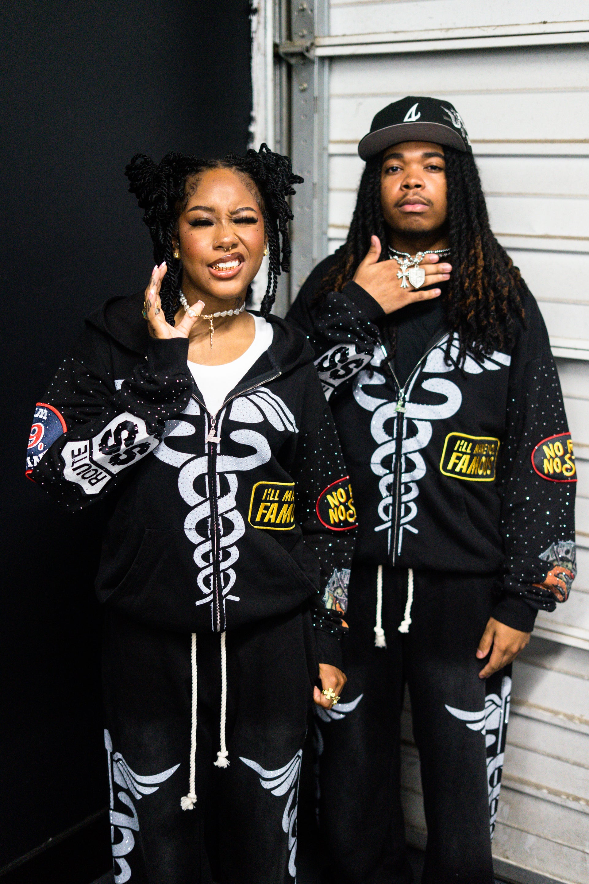 Snake Of Life Zip Up