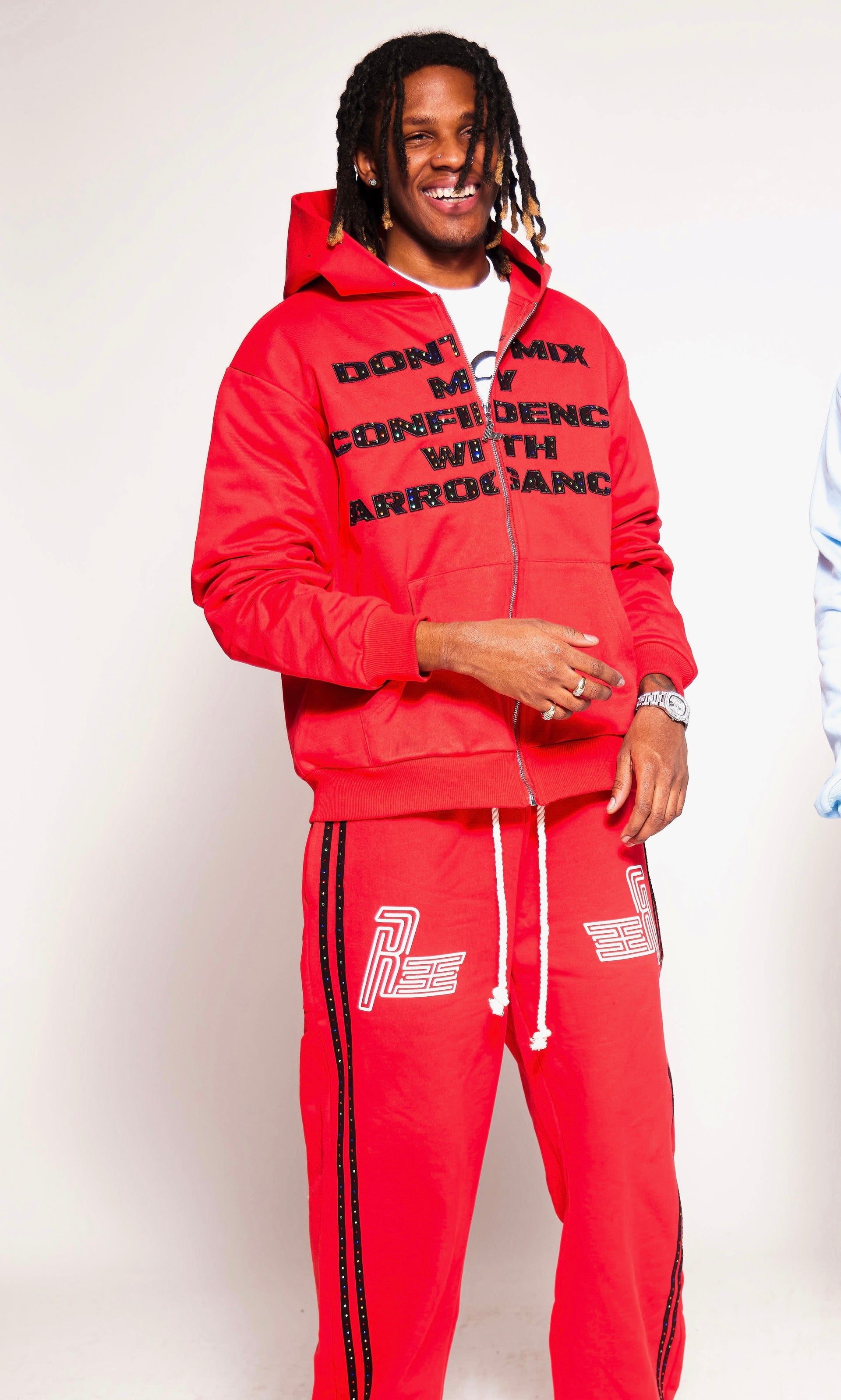 Red Reflection Zip Up